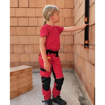 Dětské kalhoty ARDON®4Xstretch® červená 98-104 Velikost: 146-152, Barva č: červené odstíny
