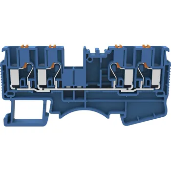 Degson DS2.5-QU-01P-12-00A(H) průchodková svorka pružinové připojení modrá 1 ks