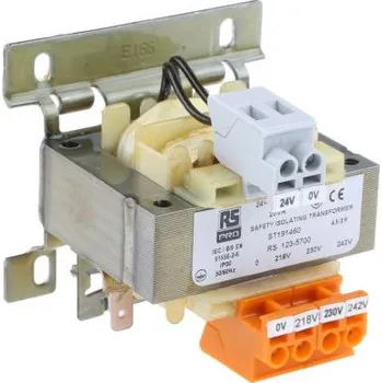 Transformátor Izolační transformátor 20VA, primární napětí: 218 V ac, 230 V ac, 242 V ac, sekundární napětí: 24V ac, Lišta DIN