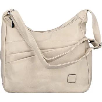 Kabelka Dámská crossbody kabelka krémová - Firenze Ricco krémová