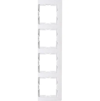 Kopp 4násobná rámeček kryt HK05 arktická bílá 308702000 1 ks