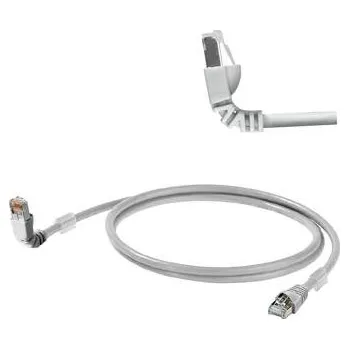 Datový kabel Weidmüller 1248280030 RJ45 síťové kabely, propojovací kabely CAT 6A S/FTP 3.00 m šedá UL certifikace 1 ks