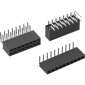 TRU COMPONENTS zásuvková lišta Počet řádků: 1 Počet kontaktů v řadě: 10 TC-0318159-10-1-00 1 ks