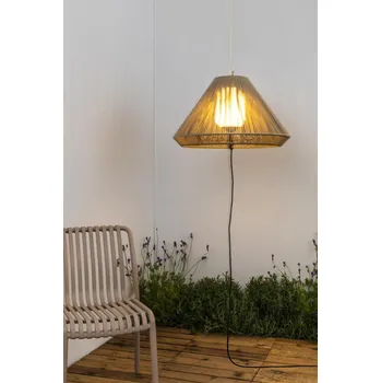 SAIGON OUT C70 přenosné a závěsné svítidlo, šedá/béžová - FARO