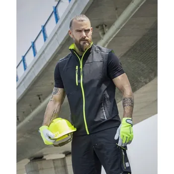 Dámská vesta Softshellová vesta ARDON®VISION černo-žlutá XS Velikost: 4XL, Barva č: černá