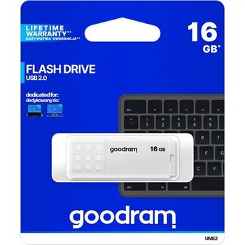 USB flash disk Flash disk GOODRAM USB 2.0 16GB bílý