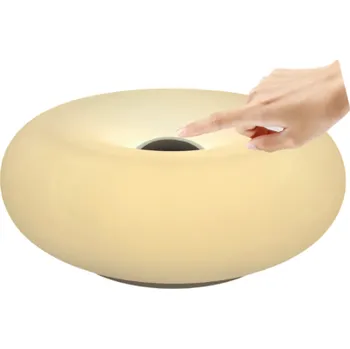 Stojací lampa Stolní lampa 30 x 11 cm Noční světlo s tlumeným osvětlením, nabíjení přes kabel, dekorace do obýváku a ložnice bílá