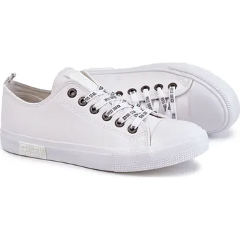 Sada pánského spodního prádla Pánské kožené tenisky Big Star KK174052 Bílá 44