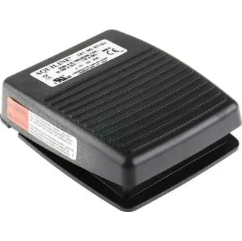 vypínač Nožní spínač IP20 Pro nízkou zátěž Blokování ovládání Polymer SPST 12 A při 250 V AC 250V