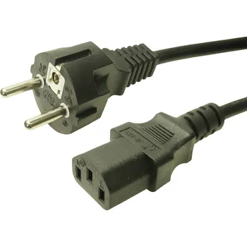 Prodlužovací kabel Cliff FCR72035 napájecí síťový kabel černá 1 m