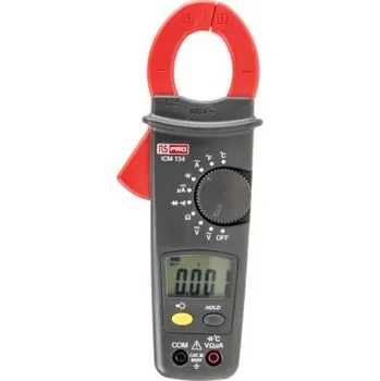 Multimetr Klešťový měřicí přístroj 600A ac 750V ac 1000V dc 4mA dc 40MΩ plus 1000 °F, plus 400 °C CAT II 1000 V, CAT III 600 V