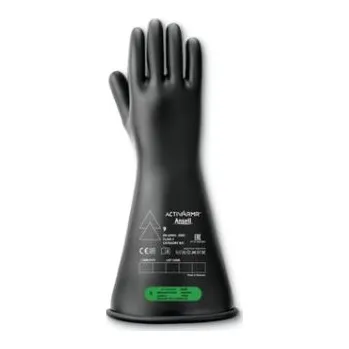 Pracovní rukavice Ansell Elektroizolační rukavice Černá REACH Latex X Ano Ano Latex Ne Ne 8 RIG316B