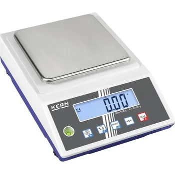 Kern PCB 3000-2 přesná váha Max. váživost 3.6 kg Rozlišení 0.01 g přes napájecí zdroj do zásuvky, na baterii šedobílá, tmavě modrá