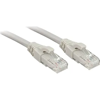 Datový kabel LINDY 45407 RJ45 síťové kabely, propojovací kabely CAT 6 U/UTP 10.00 m šedá s ochranou 1 ks