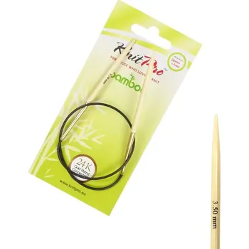 Kruhové jehlice KnitPro Bamboo 40 cm 3,5 mm
