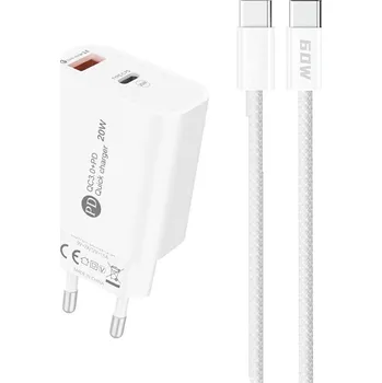 HT A6MaxL rychlonabíječka s výstupem USB-C + USB-A / 20W / kabel USB-C/USB-C
