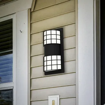 Venkovní osvětlení EGLO Cistierna 2 venkovní nástěnné, černá/bílá černá, bílá 2 x 10 W LED - Doprava zdarma