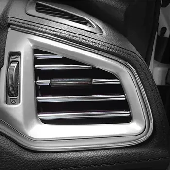 Lišty na ventilační mřížku auta 4L 8140 stříbrné