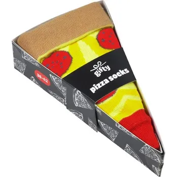 Dámské ponožky Vtipné ponožky Pizza 38-42