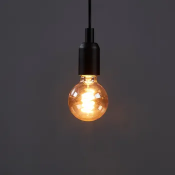 Lampička EGLO Skleněná LED žárovka E27 4W jantarová Ø 8 cm