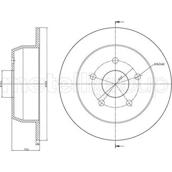 Brzdový kotouč Brzdový kotouč CIFAM (800-1116C)