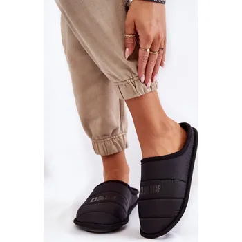 Dámské žabky Dámské klasické pantofle Big Star KK274602 Černé 36