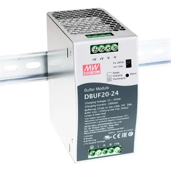 spínaný zdroj MEAN WELL DBUF20-24 Vyrovnávací modul pro montáž na lištu 24 V 20 A Počet výstupů:1 x Obsah 1 ks