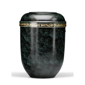 Smuteční dekorace Ekologická urna Zara - Zelená patina