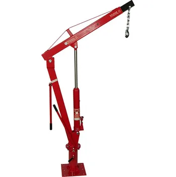 zvedák Dílenský jeřáb, hydraulický, otočný, skládací, nosnost 1t