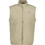 VESTA GANT QUILTED WINDCHEATER VEST OAT BEIGE