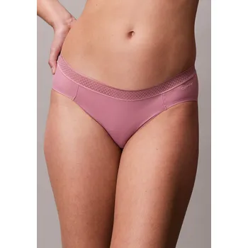 Kalhotky Dámská tanga Calvin Klein QF6307E S Starorůžová1