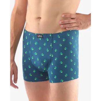 Pánské spodní prádlo GINA 73109P Boxerky kratší nohavička Barva: Petrolejová-Máta, Velikost: XL/XXL