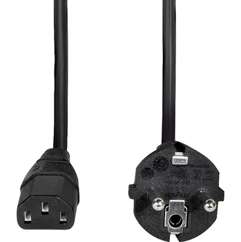 LogiLink IEC kabel [1x zástrčka s ochranným kontaktem - 1x IEC C13 zásuvka 10 A] 1.80 m černá