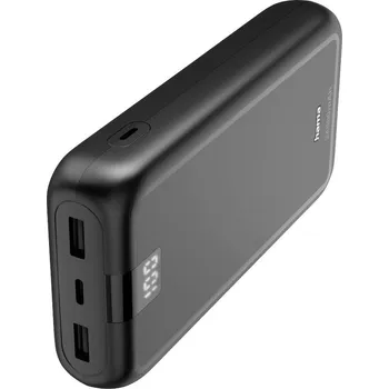Powerbanka Hama powerbanka Li-Pol, 24000 mAh, Rychlé nabíjení, antracitová