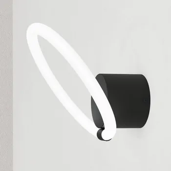 Lampička EGLO LED nástěnné světlo Caranacoa černá, bílá LED celkem 11,5 W - Doprava zdarma