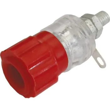 Krokosvorka Tipa Zdířka banánek panel velká červená IV