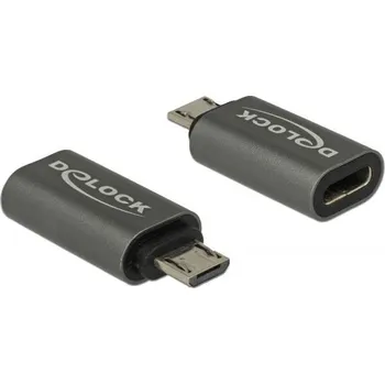 Delock USB 2.0 adaptér [1x micro USB 2.0 zástrčka B - 1x Zásuvka USB-C® 3.1] 65927