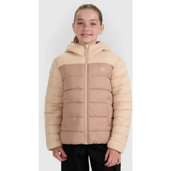 Chlapecká bunda Dívčí péřová bunda se syntetickou výplní 4F 4FJRAW25TDJAF0771-83S 164