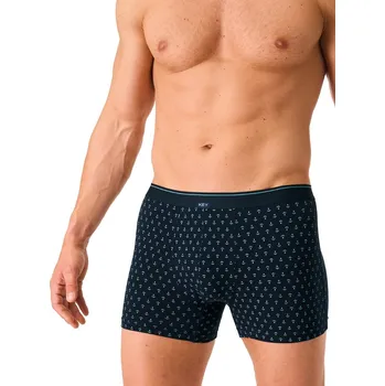 Boxerky Boxerky Key MXH 936 B26 M-2XL tmavě modrá L