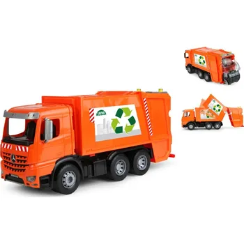 autíčko Auto popelář Worxx plast 53cm Mercedes Arocs