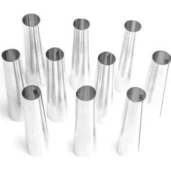 practic Formičky na pečení trubiček 7x1,8 cm, 10 ks