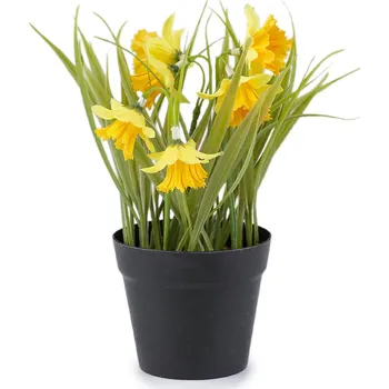 umělá květina Umělé narcisy v květináči