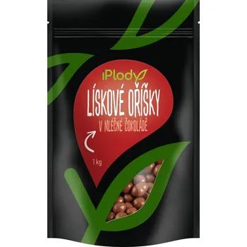Potravina iPlody Lískové ořechy v mléčné čokoládě 1kg