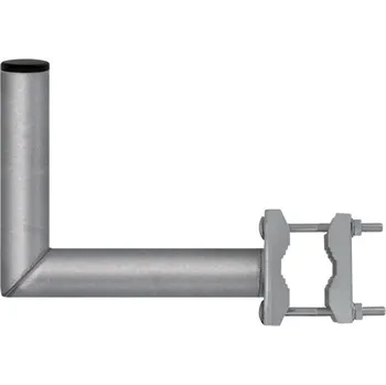 Příjem digitálního pozemního vysílání Tipa Anténní držák 25cm na balkon s třmenem, trubka 42/2mm, výška 16cm žár.