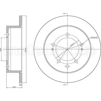 Brzdový kotouč Brzdový kotouč CIFAM (800-1650C)