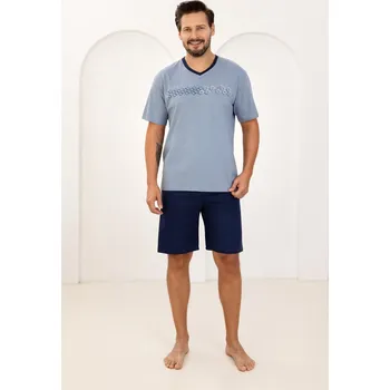 Pánské pyžamo PÁNSKÉ PYŽAMO 503 W/26 modrá L