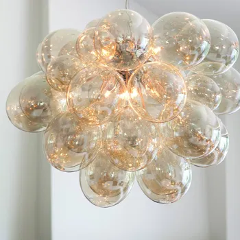 By Rydéns Gross Grande závěsné světlo, jantar - kabel 120 cm jantarová 8 x 40 W - Doprava zdarma