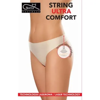 Kalhotky Dámská tanga ULTRA COMFORT Béžová - GATTA L