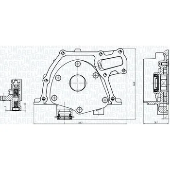 Motor automobilu Olejové čerpadlo MAGNETI MARELLI 351516000070