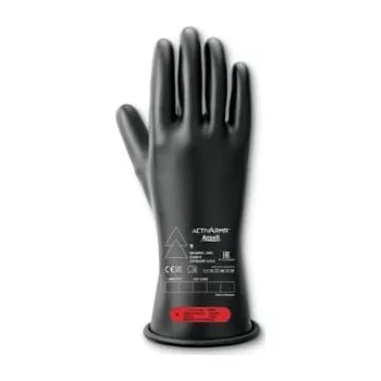 Pracovní rukavice Ansell Elektroizolační rukavice Černá ISO 14001 certified manufacturing facility, OSHA and CSA standards, Product meets